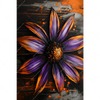 Xxl Wandbild Abstrakte Blume In Orange Lila Hochformat Motivvorschau