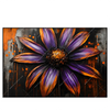 Xxl Wandbild Abstrakte Blume In Orange Lila Querformat Produktvorschau Frontal