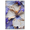 Xxl Wandbild Abstrakte Blumenformen Hochformat Produktvorschau Frontal