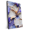 Xxl Wandbild Abstrakte Blumenformen Hochformat Produktvorschau Seitlich