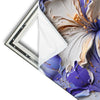Xxl Wandbild Abstrakte Blumenformen Quadrat Materialvorschau
