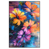 Xxl Wandbild Abstrakte Blumenpracht Hochformat Produktvorschau Frontal