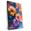 Xxl Wandbild Abstrakte Blumenpracht Hochformat Produktvorschau Seitlich