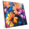Xxl Wandbild Abstrakte Blumenpracht Quadrat Produktvorschau Seitlich