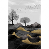 Xxl Wandbild Abstrakte Landschaft No 2 Hochformat Motivvorschau