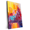 Xxl Wandbild Abstrakte Skyline Hochformat Produktvorschau Seitlich