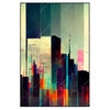 Xxl Wandbild Abstrakte Skyline No 3 Hochformat Produktvorschau Frontal
