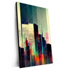 Xxl Wandbild Abstrakte Skyline No 3 Hochformat Produktvorschau Seitlich