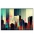 Xxl Wandbild Abstrakte Skyline No 3 Querformat Produktvorschau Frontal