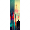 Xxl Wandbild Abstrakte Skyline No 3 Schmal Motivvorschau