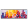 Xxl Wandbild Abstrakte Skyline Panorama Produktvorschau Frontal