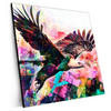 Xxl Wandbild Abstrakter Adler Quadrat Produktvorschau Seitlich