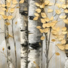 Xxl Wandbild Abstrakter Birkenwald Hochformat Zoom