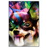 Xxl Wandbild Abstrakter Chihuahua Hochformat Produktvorschau Frontal