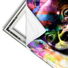 Xxl Wandbild Abstrakter Chihuahua Quadrat Materialvorschau