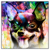 Xxl Wandbild Abstrakter Chihuahua Quadrat Produktvorschau Frontal