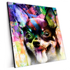 Xxl Wandbild Abstrakter Chihuahua Quadrat Produktvorschau Seitlich