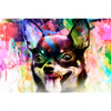 Xxl Wandbild Abstrakter Chihuahua Querformat Motivvorschau