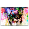 Xxl Wandbild Abstrakter Chihuahua Querformat Produktvorschau Frontal