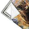 Xxl Wandbild Abstrakter Highlander Quadrat Materialvorschau