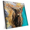 Xxl Wandbild Abstrakter Highlander Quadrat Produktvorschau Seitlich
