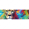 Xxl Wandbild Abstrakter Loewenkopf Panorama Motivvorschau