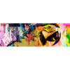Xxl Wandbild Abstrakter Papagei Panorama Motivvorschau