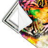 Xxl Wandbild Abstrakter Tiger Quadrat Materialvorschau
