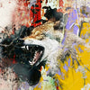 Xxl Wandbild Abstrakter Wolf Quadrat Motivvorschau