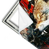 Xxl Wandbild Abstrakter Wolf Querformat Materialvorschau