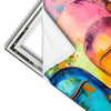 Xxl Wandbild Abstraktes Buddha Gesicht Hochformat Materialvorschau