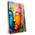 Xxl Wandbild Abstraktes Buddha Gesicht Hochformat Produktvorschau Seitlich