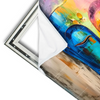 Xxl Wandbild Abstraktes Buddha Gesicht Querformat Materialvorschau