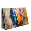 Xxl Wandbild Abstraktes Buddha Gesicht Querformat Produktvorschau Seitlich