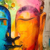 Xxl Wandbild Abstraktes Buddha Gesicht Querformat Zoom