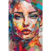 Xxl Wandbild Abstraktes Frauenportraet Aurora Hochformat Motivvorschau