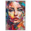 Xxl Wandbild Abstraktes Frauenportraet Aurora Hochformat Produktvorschau Frontal