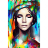 Xxl Wandbild Abstraktes Frauenportraet Scarlett Hochformat Motivvorschau