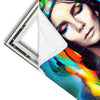 Xxl Wandbild Abstraktes Frauenportraet Scarlett Quadrat Materialvorschau