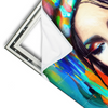 Xxl Wandbild Abstraktes Frauenportraet Scarlett Querformat Materialvorschau