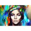 Xxl Wandbild Abstraktes Frauenportraet Scarlett Querformat Motivvorschau