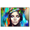 Xxl Wandbild Abstraktes Frauenportraet Scarlett Querformat Produktvorschau Frontal