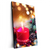 Xxl Wandbild Adventskerze Mit Weihnachtsschmuck Hochformat Produktvorschau Seitlich