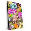 Xxl Wandbild Aeffchen Blumen Hochformat Produktvorschau Seitlich