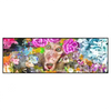 Xxl Wandbild Aeffchen Blumen Panorama Produktvorschau Frontal