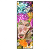 Xxl Wandbild Aeffchen Blumen Schmal Produktvorschau Frontal