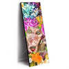 Xxl Wandbild Aeffchen Blumen Schmal Produktvorschau Seitlich