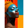 Xxl Wandbild Afrikanische Frau Mit Turban Hochformat Motivvorschau