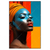 Xxl Wandbild Afrikanische Frau Mit Turban Hochformat Produktvorschau Frontal