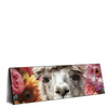 Xxl Wandbild Alpaka Mit Blumen Panorama Produktvorschau Seitlich